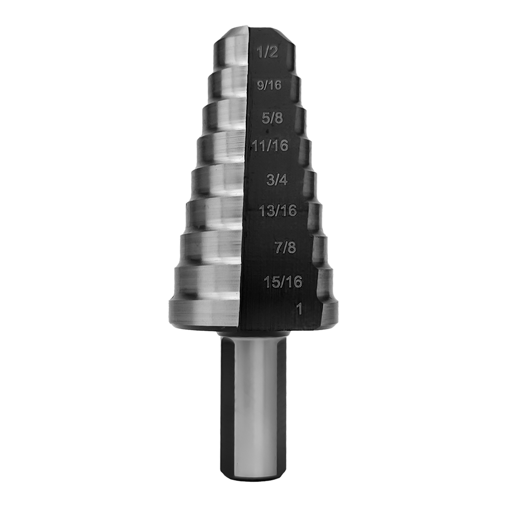 1X9/16 Champion Step Bit (1/2 - 1 x 16ths) 9 Steps